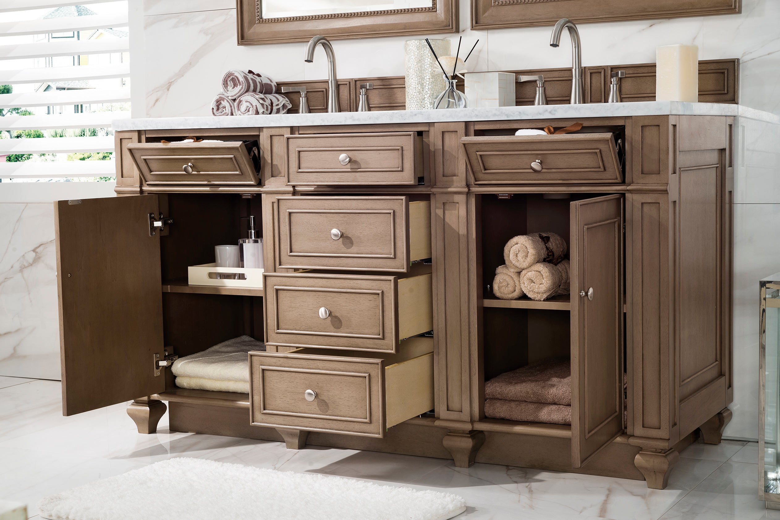 arctic fall solid surface top vanity