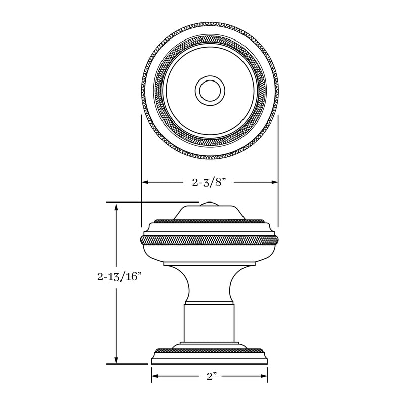 interior knob set