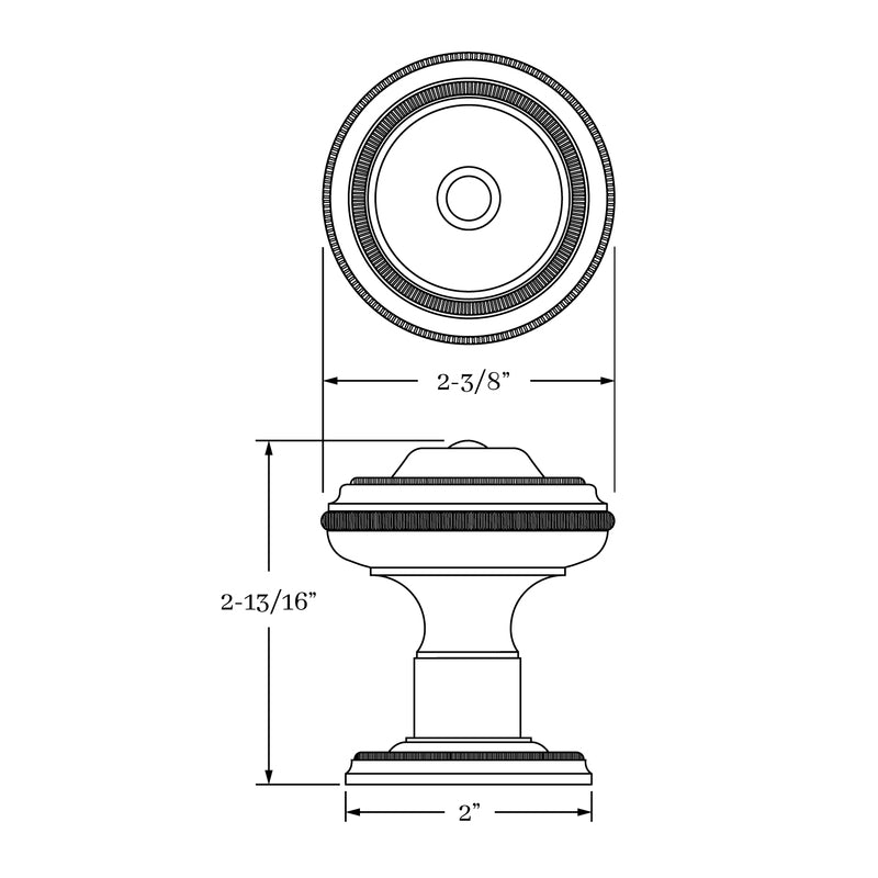 interior knob set