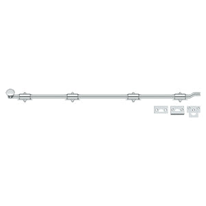 polished chrome surface bolt