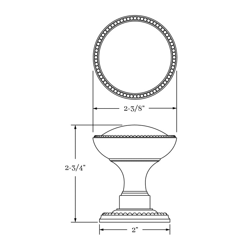 interior knob set