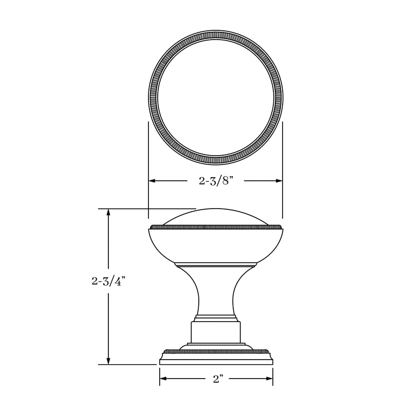 interior knob set