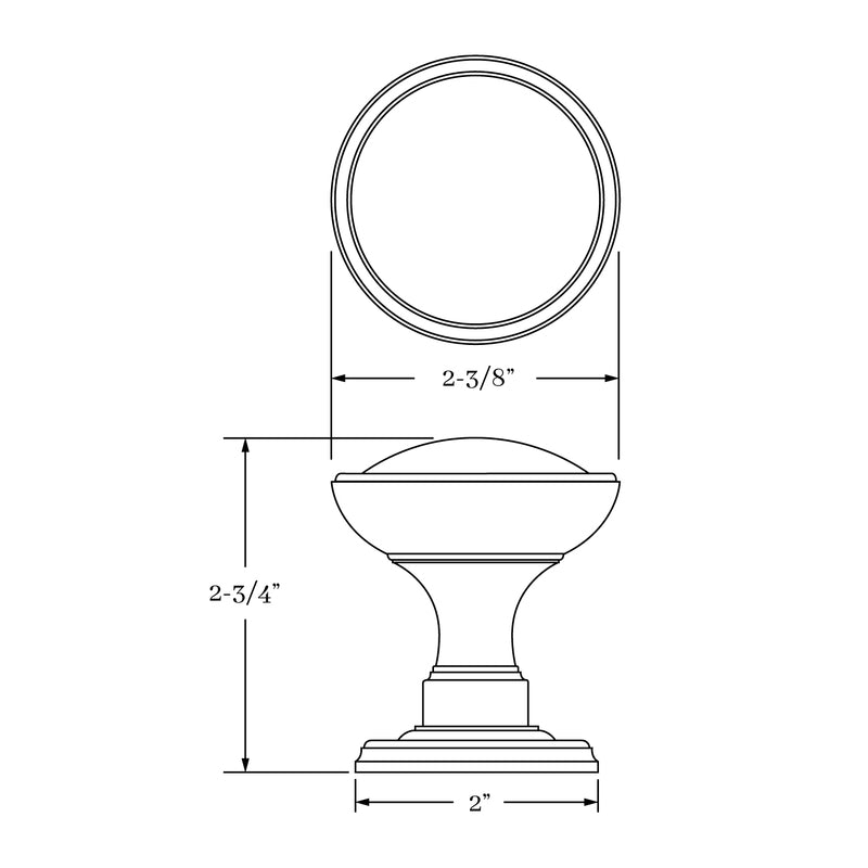 interior knob set
