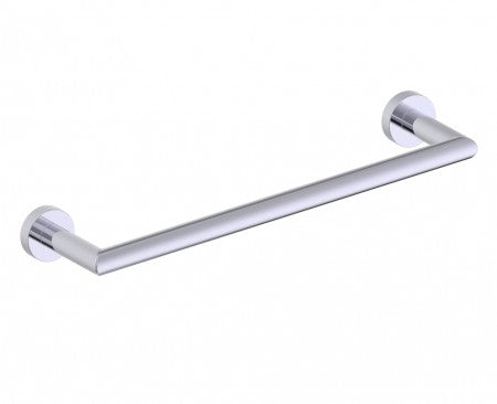 polished chrome towel bar