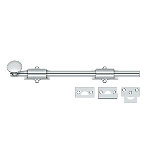 polished chrome surface bolt