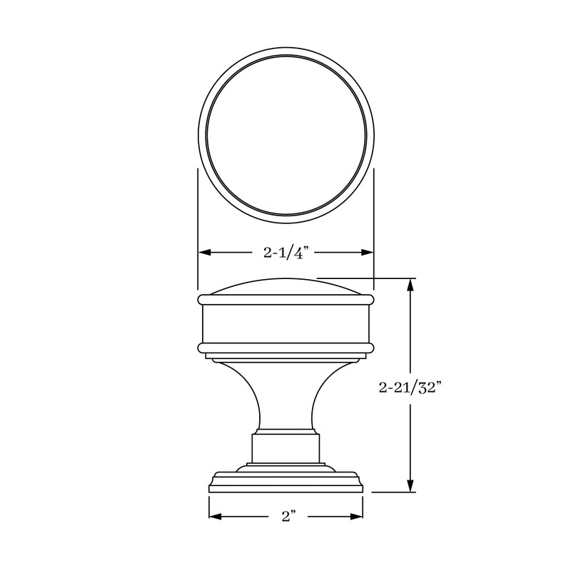 interior knob set