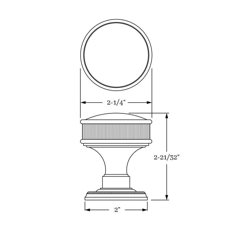 interior knob set