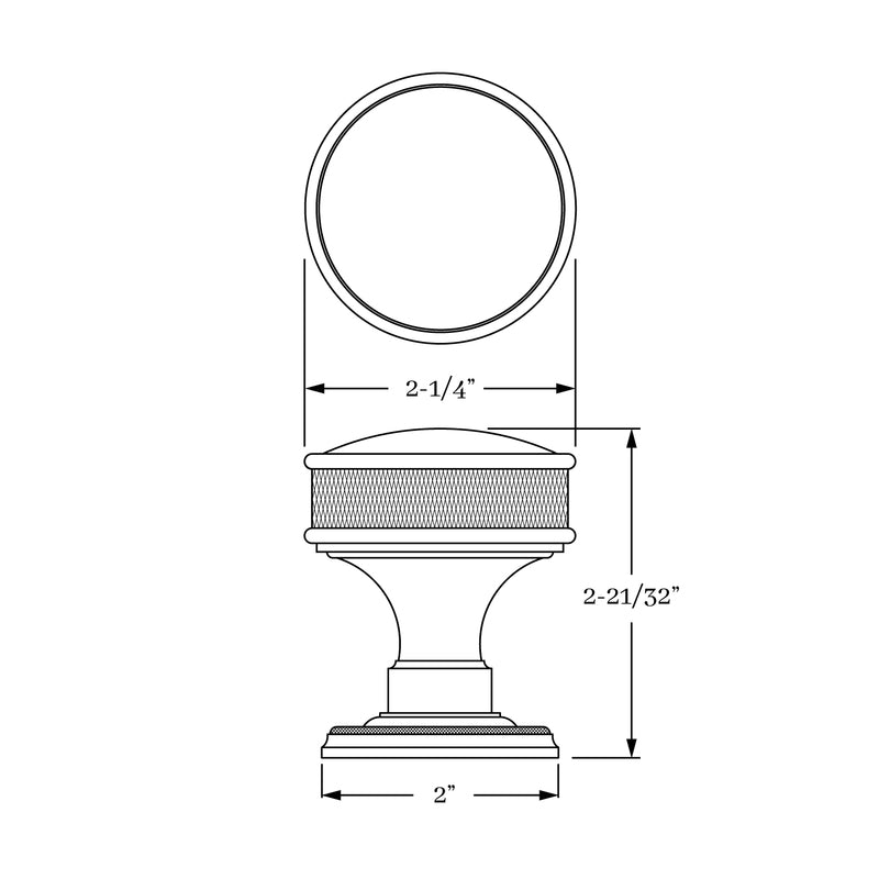 interior knob set
