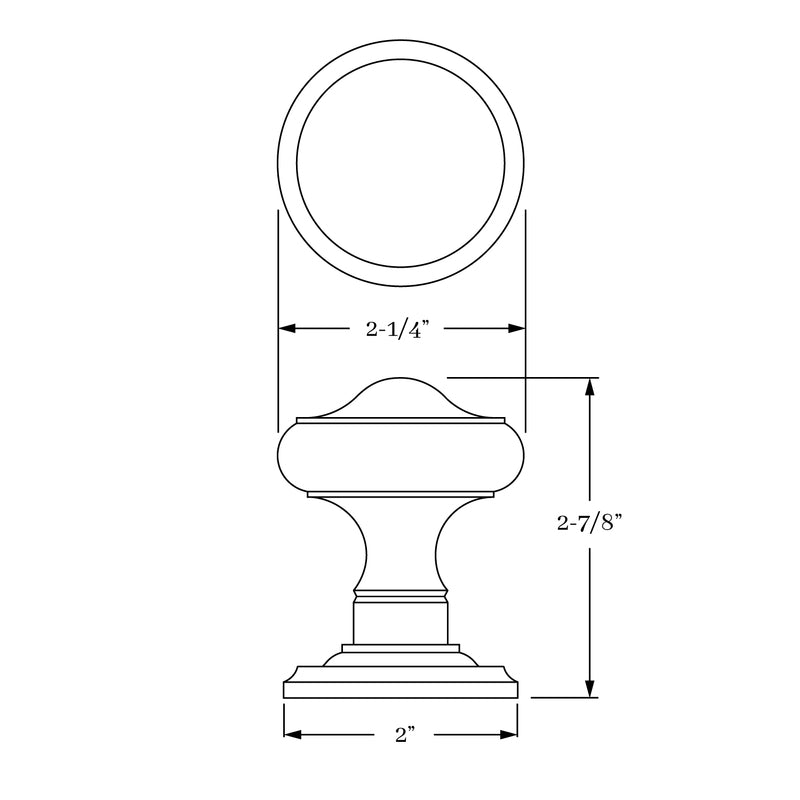 interior knob set