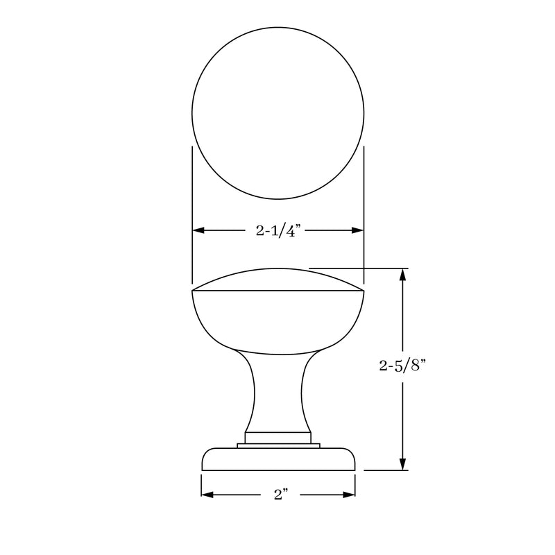 interior knob set