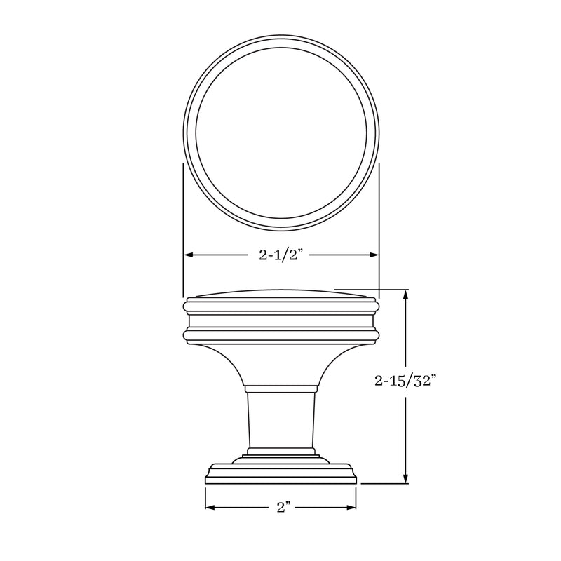 interior knob mortise set