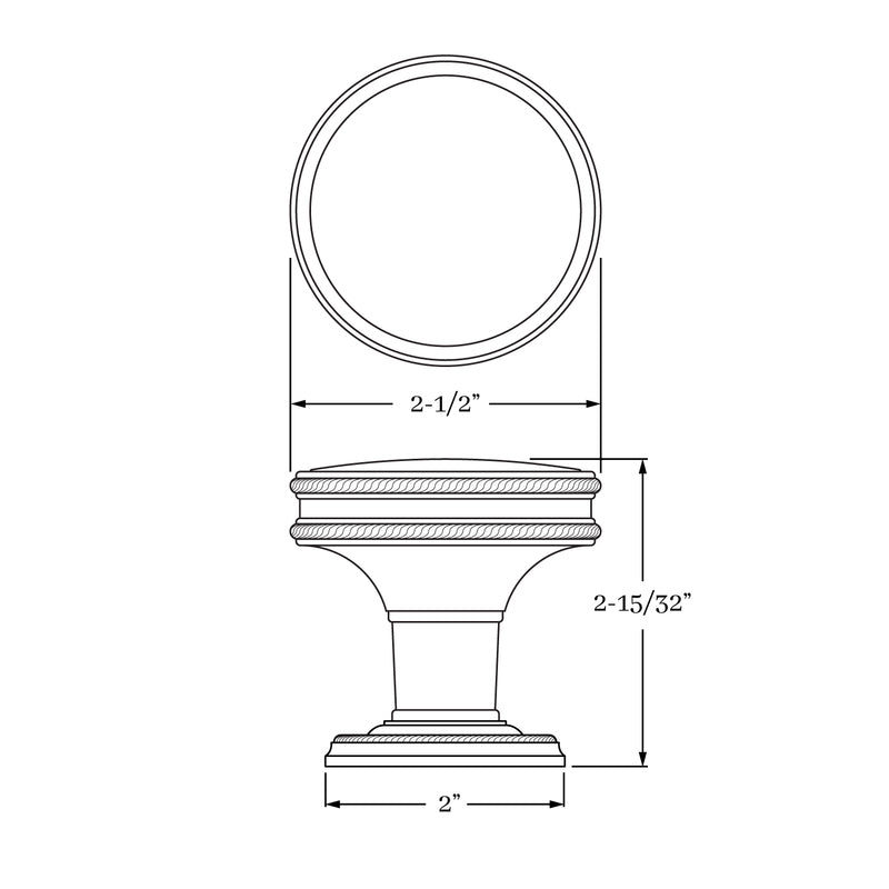interior knob mortise set