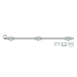 polished chrome surface bolt