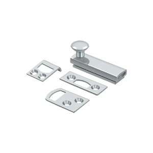 polished chrome surface bolt