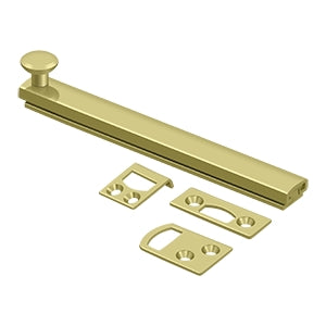 Deltana 6" Concealed Screw Surface Bolt
