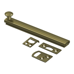 Deltana 6" Concealed Screw Surface Bolt