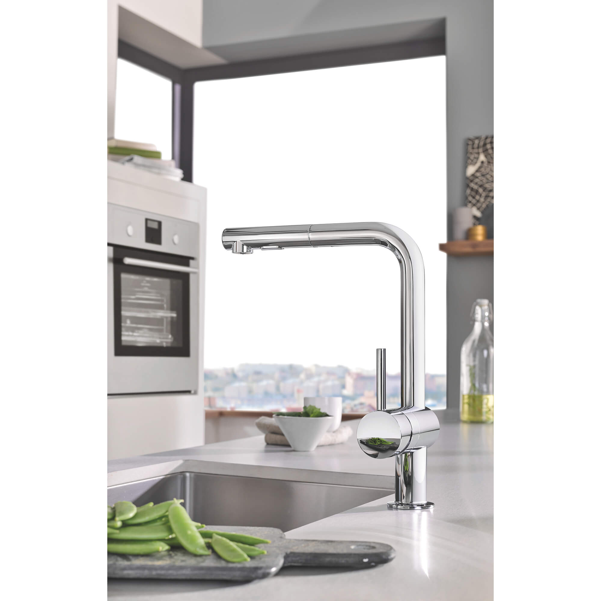 starlight chrome kitchen faucet