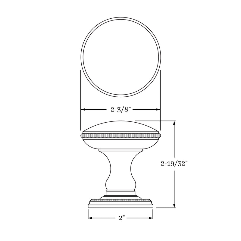 interior knob mortise set