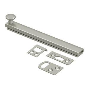 Deltana 6" Concealed Screw Surface Bolt