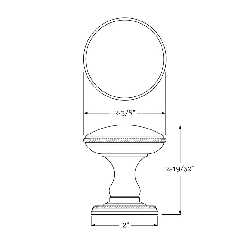 interior knob mortise set