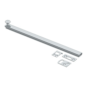 polished chrome surface bolt