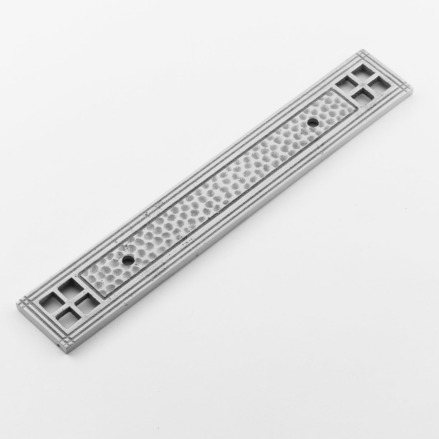 polished chrome backplate