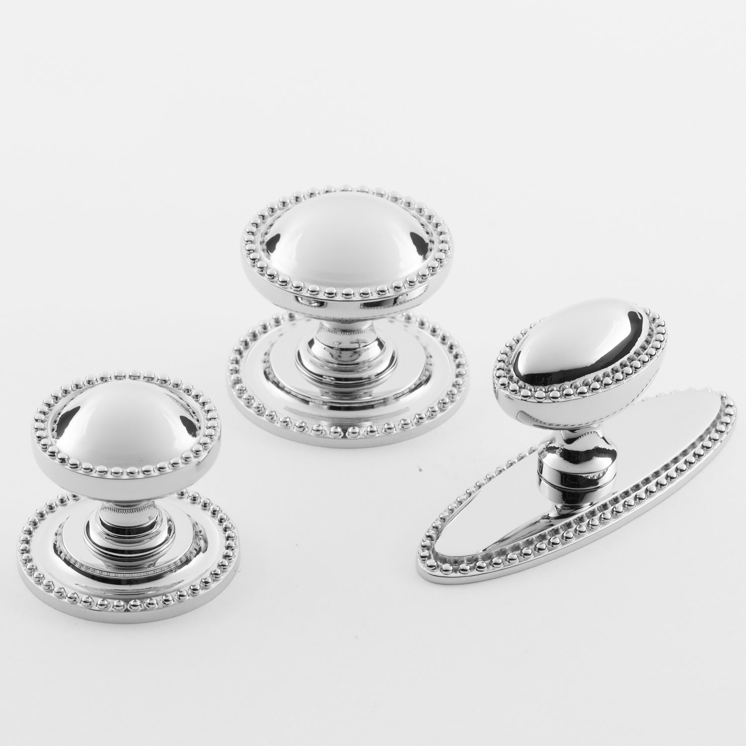 polished chrome backplate