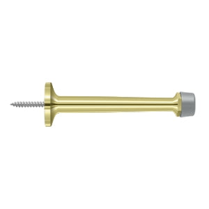 Deltana 4" Solid Brass Baseboard Door Bumper