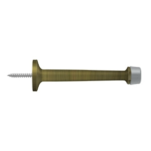 Deltana 4" Solid Brass Baseboard Door Bumper