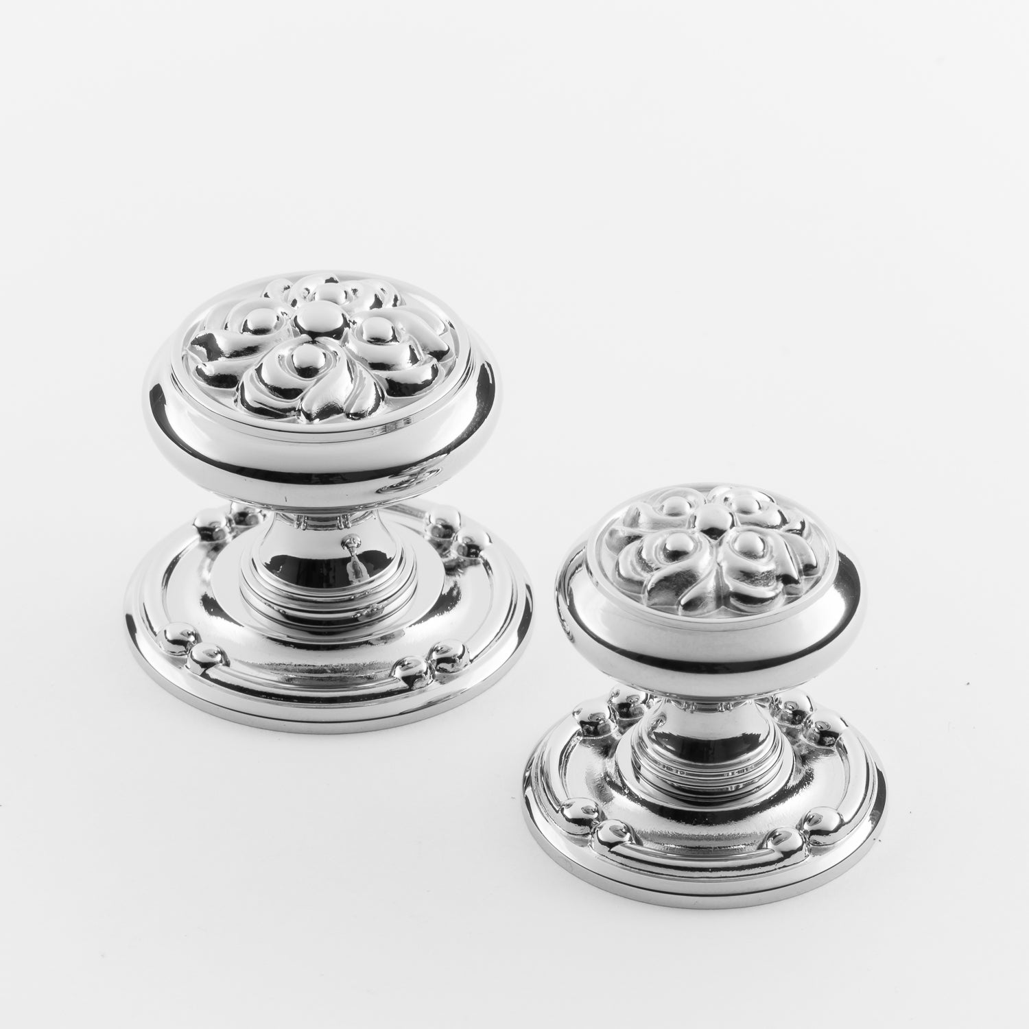 polished chrome backplate