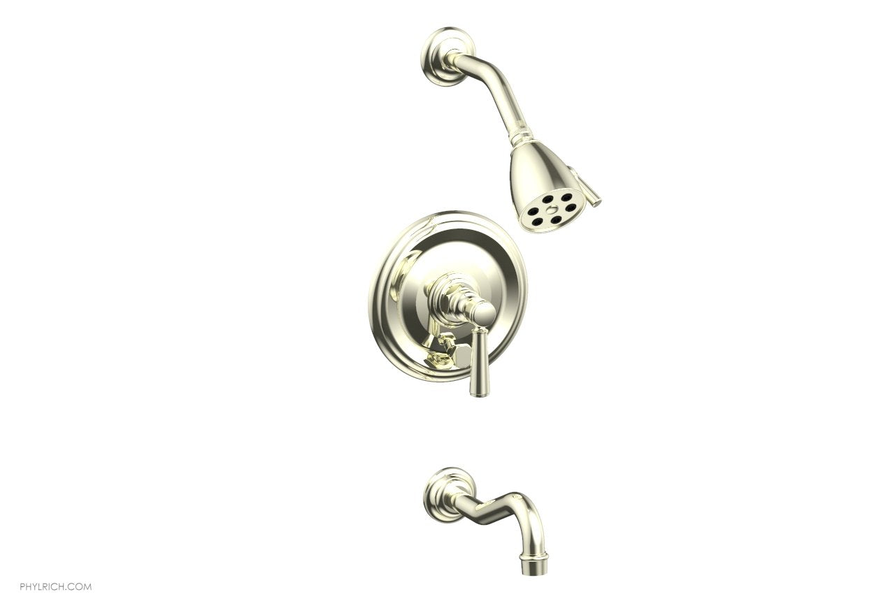 Phylrich HENRI Pressure Balance Tub and Shower Set - Lever Handle