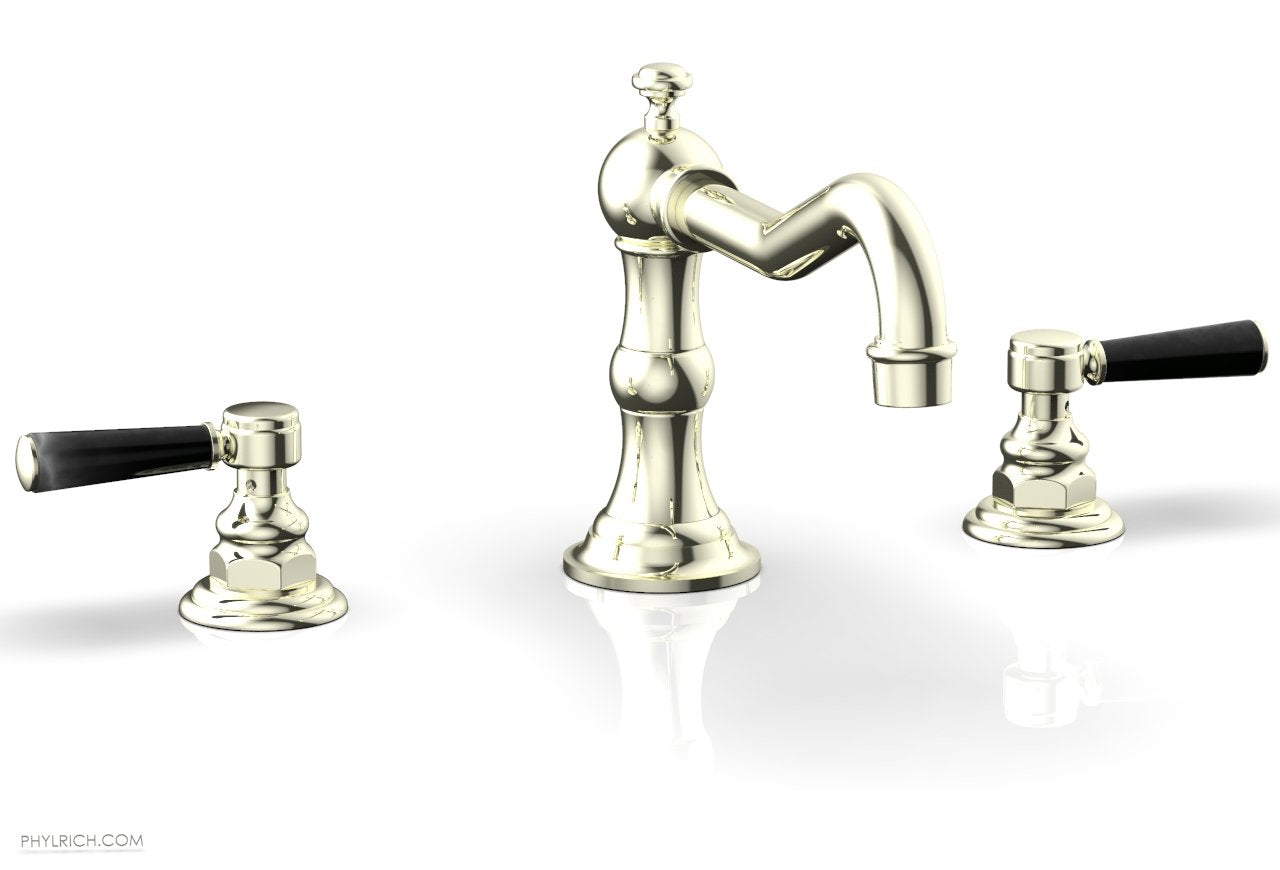 Phylrich HENRI Deck Tub Set - Marble Lever Handles