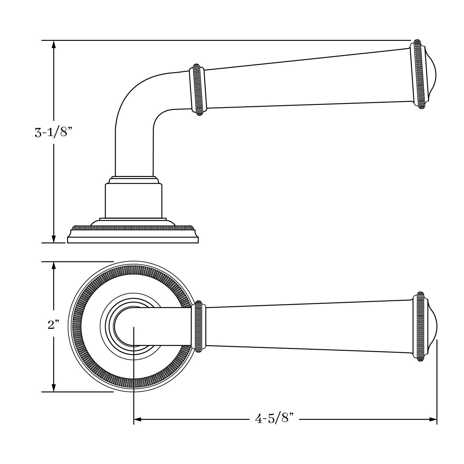 interior lever set