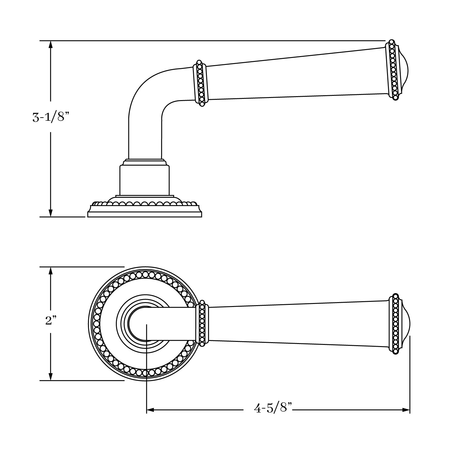 interior lever set