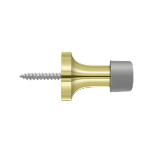 Deltana 1-3/8" Solid Brass Baseboard Door Bumper
