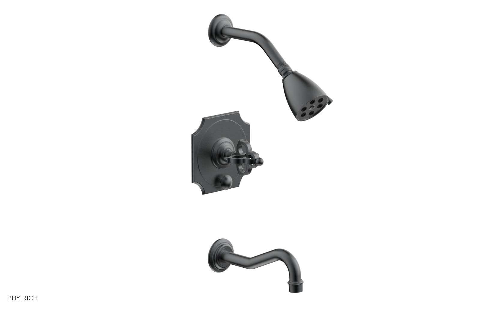 Phylrich COURONNE Pressure Balance Tub and Shower Set