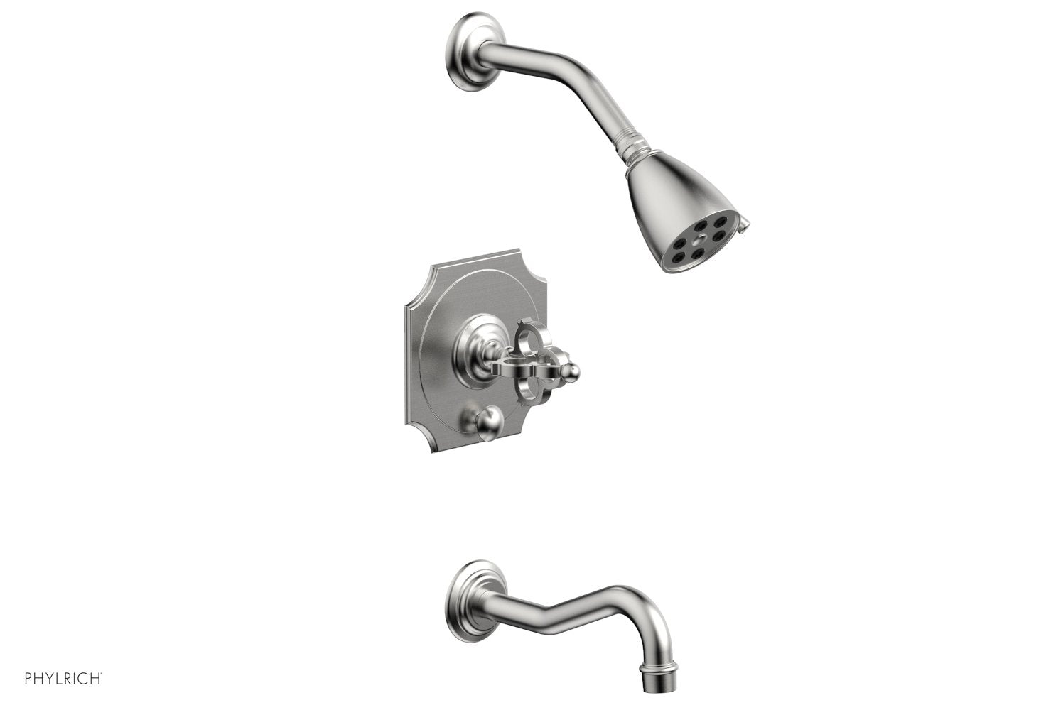 Phylrich COURONNE Pressure Balance Tub and Shower Set