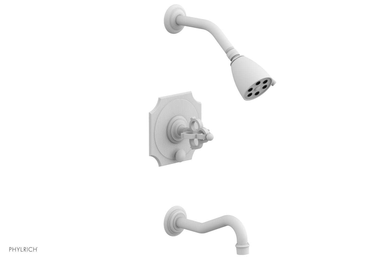 Phylrich COURONNE Pressure Balance Tub and Shower Set