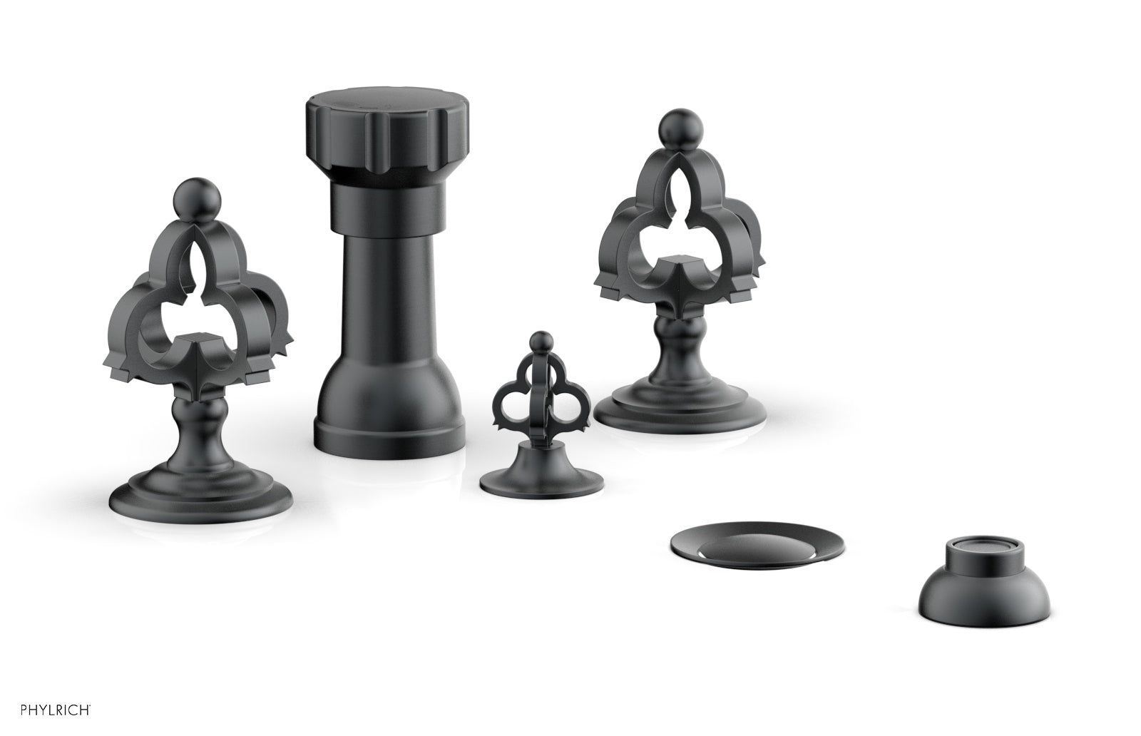 Phylrich COURONNE Four Hole Bidet Set