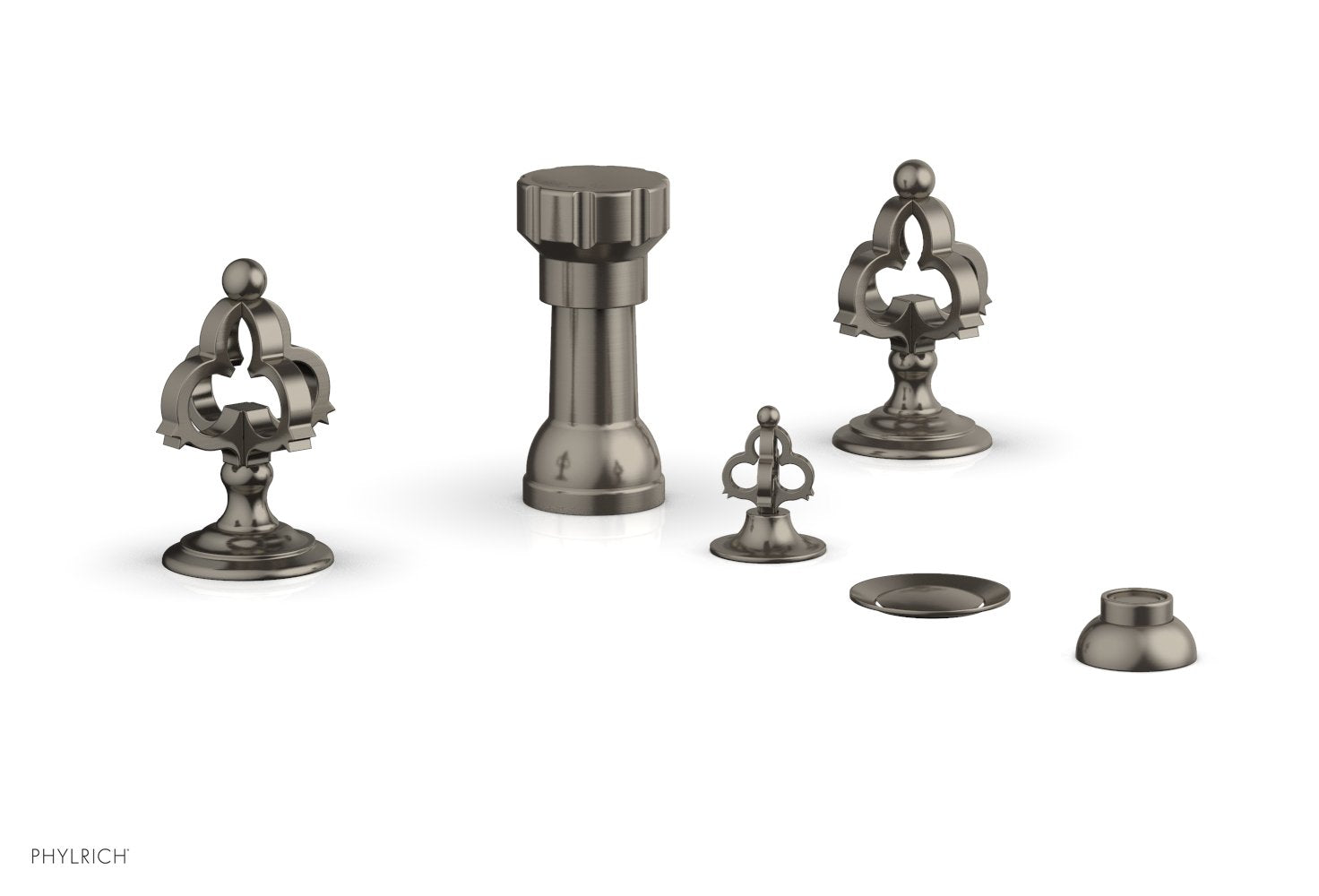 Phylrich COURONNE Four Hole Bidet Set