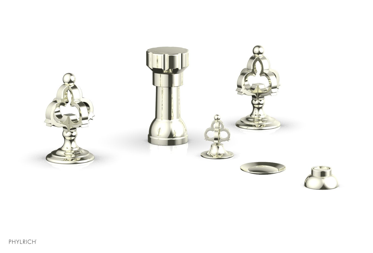 Phylrich COURONNE Four Hole Bidet Set
