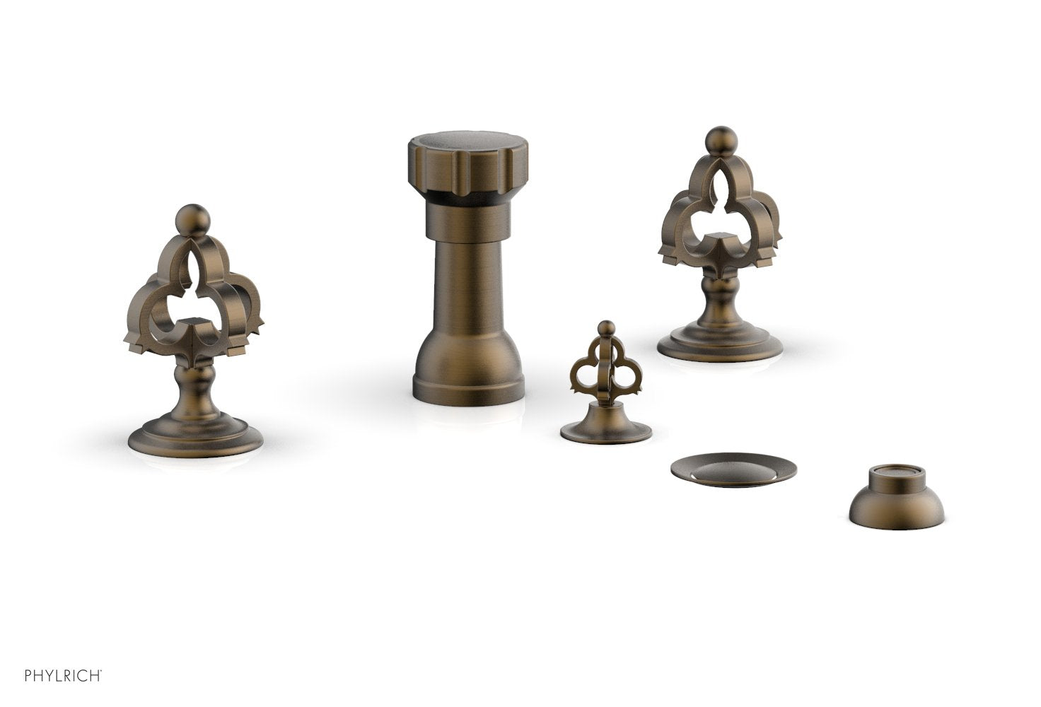 Phylrich COURONNE Four Hole Bidet Set