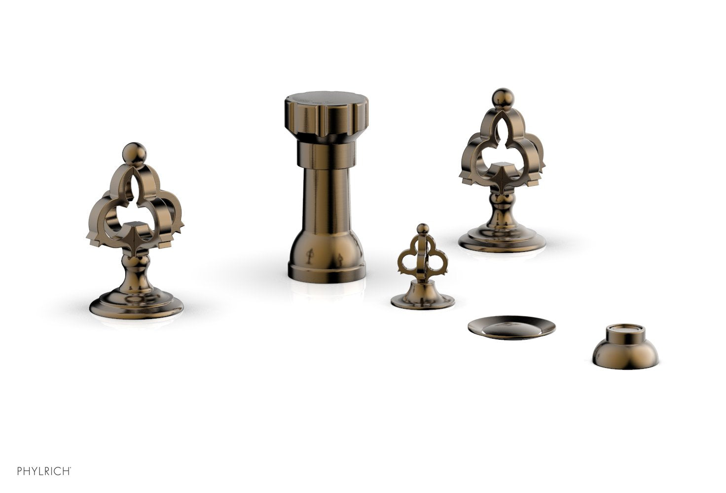 Phylrich COURONNE Four Hole Bidet Set