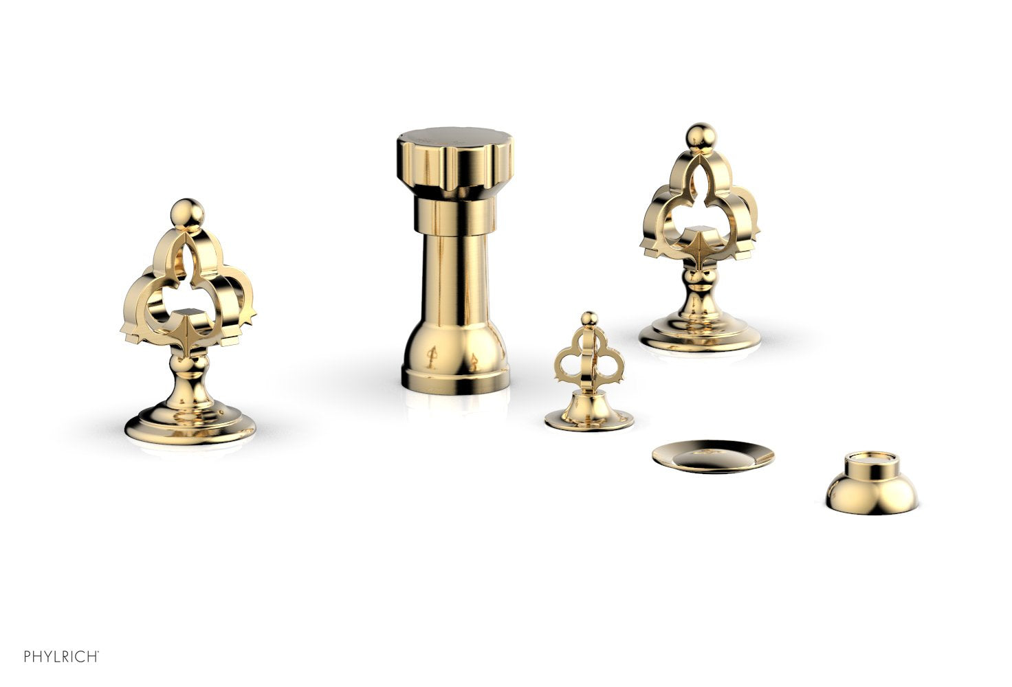 Phylrich COURONNE Four Hole Bidet Set
