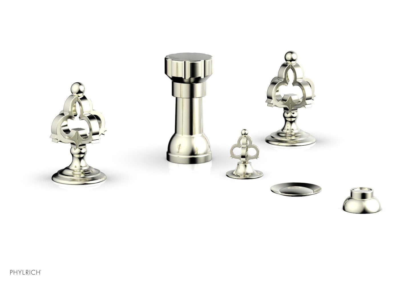 Phylrich COURONNE Four Hole Bidet Set