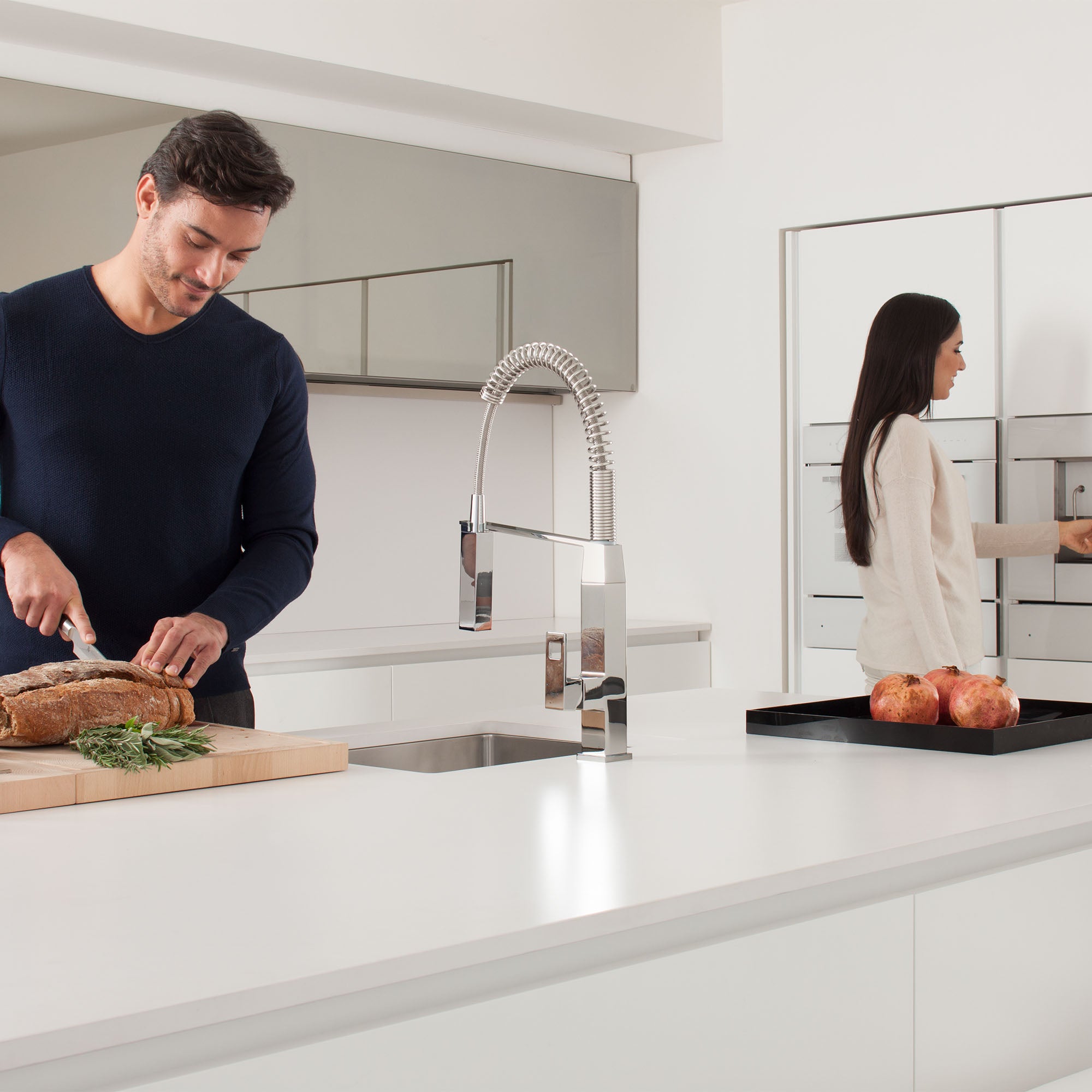 starlight chrome kitchen faucet