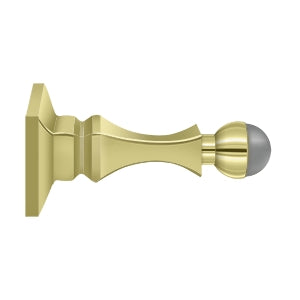 Deltana 3-1/2" Solid Brass Baseboard Door Bumper