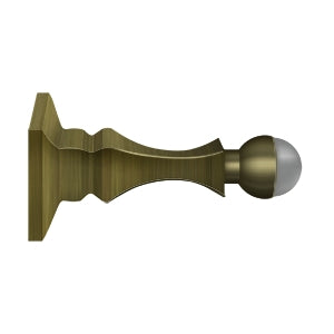Deltana 3-1/2" Solid Brass Baseboard Door Bumper