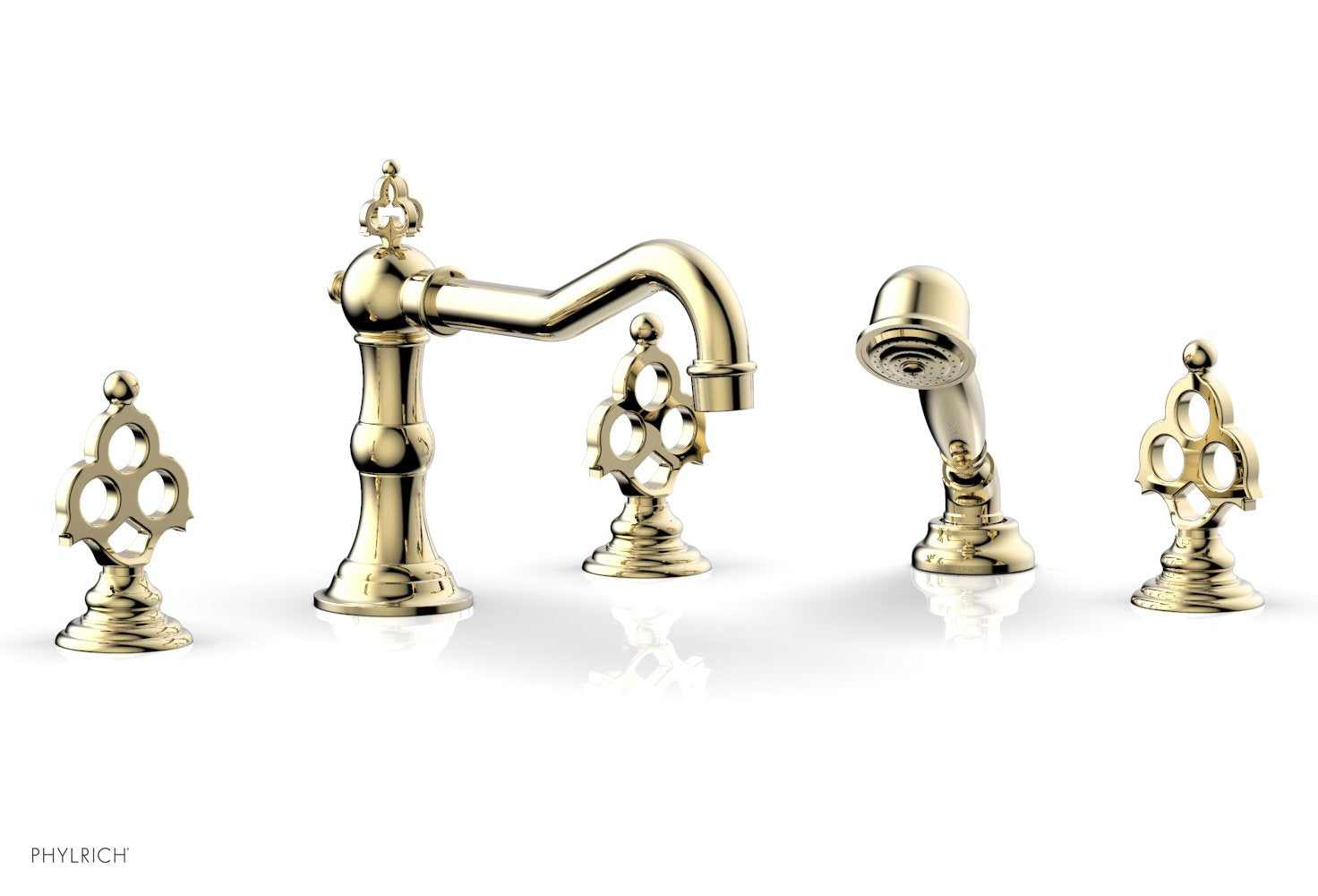 Phylrich MAISON Deck Tub Set with Hand Shower