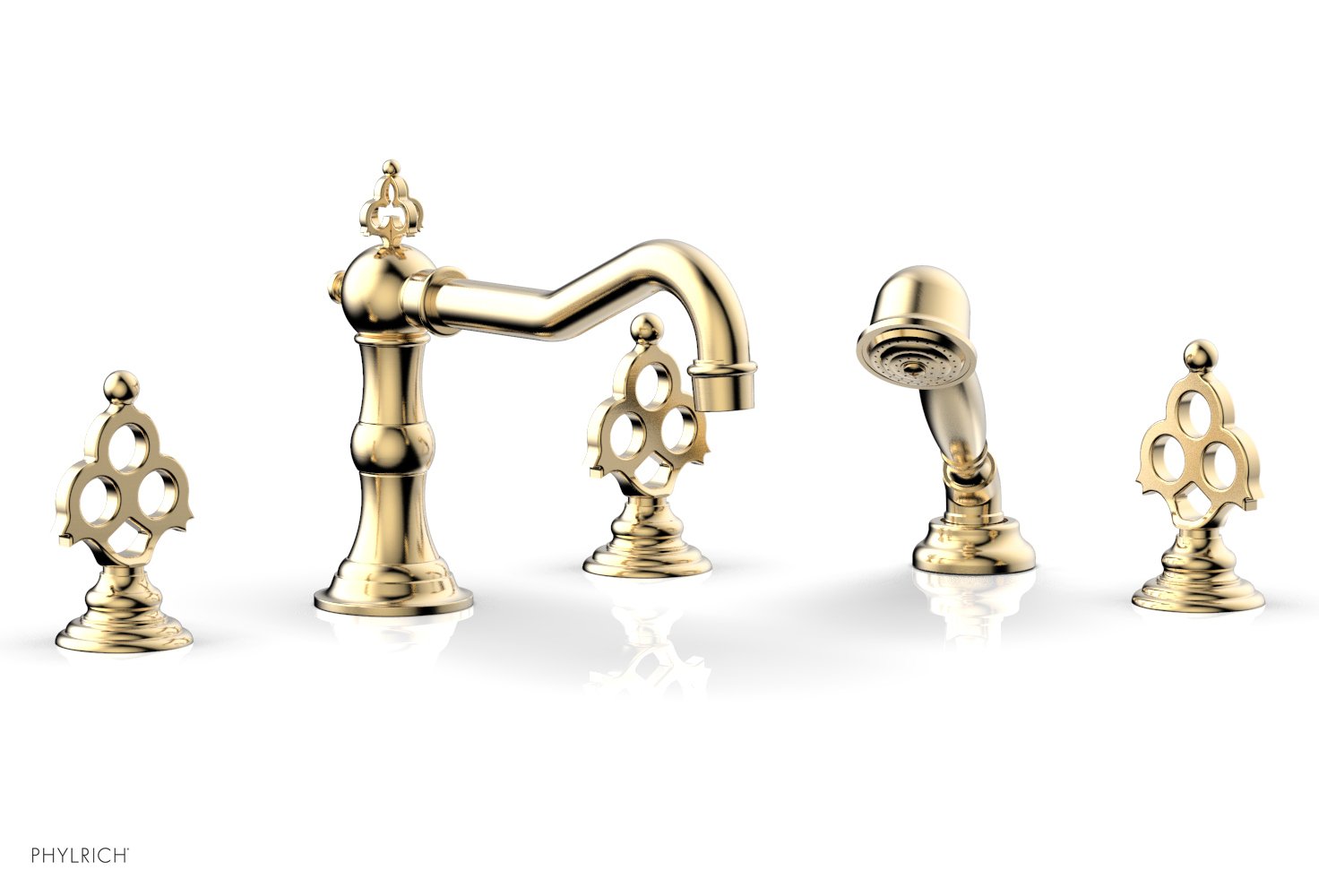 Phylrich MAISON Deck Tub Set with Hand Shower